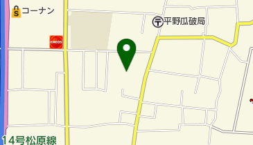 平野区役所瓜破出張所 トイレの地図画像