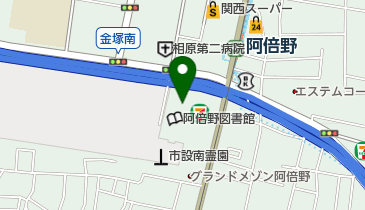 阿倍野区民センター トイレの地図画像