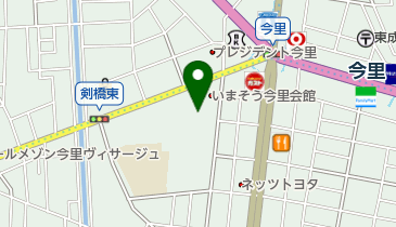 東成図書館 トイレの地図画像