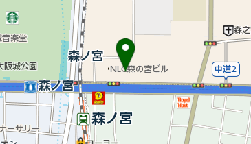 大阪がん循環器病予防センター トイレの地図画像