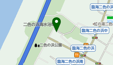 二色の浜公園 トイレの地図画像