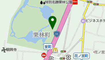 栗林公園 造園課 トイレの地図画像