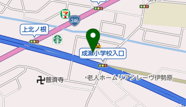 ヨークマート 伊勢原成瀬店 1F トイレの地図画像