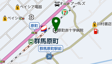 原町赤十字病院 トイレの地図画像