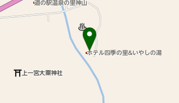 神山温泉 ホテル四季の里&いやしの湯 トイレの地図画像