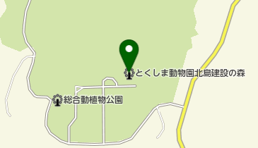 とくしま動物園 トイレの地図画像