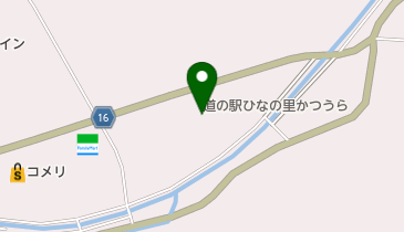 道の駅 ひなの里かつうら トイレの地図画像