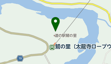 道の駅 鷲の里 トイレの地図画像