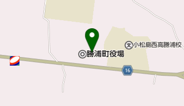 勝浦町図書館 トイレの地図画像