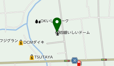 飯尾川公園 いしいドーム トイレの地図画像