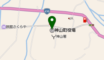 神山町役場 トイレの地図画像