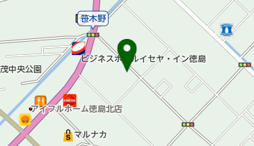 吉野川育成園 トイレの地図画像