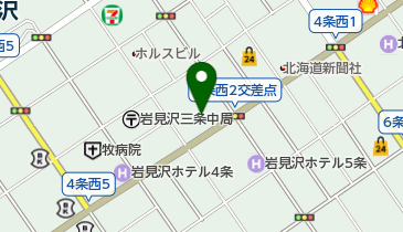 であえーる岩見沢 トイレの地図画像