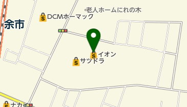 イオン 余市店 トイレの地図画像