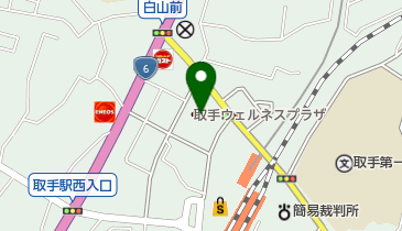 取手ウェルネスプラザ 1F トイレの地図画像