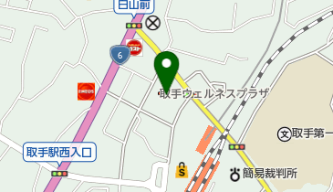 取手ウェルネスプラザ 2F トイレの地図画像