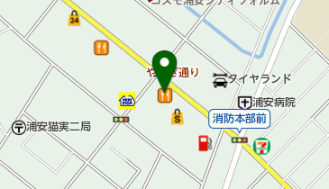 ココス 浦安店 トイレの地図画像