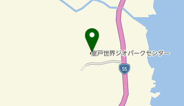 室戸ジオパークセンター 駐車場 トイレの地図画像