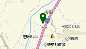 まちの駅ゆすはら トイレの地図画像