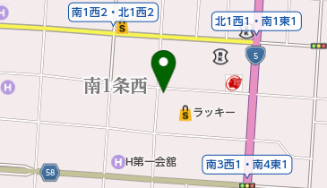北雄ラッキー 倶知安店 トイレの地図画像