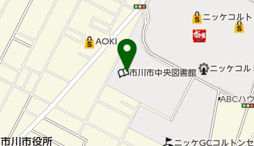 市川市生涯学習センター 1F トイレの地図画像