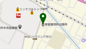 市川簡易裁判所 本館 トイレの地図画像