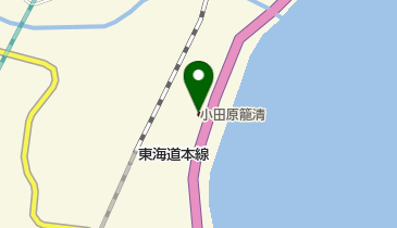 籠清 小田原江の浦店 トイレの地図画像