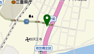 三重銀行 津支店 トイレの地図画像