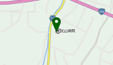 北山病院 トイレの地図画像