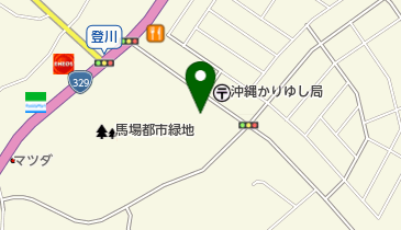 沖縄市老人福祉センター かりゆし園 トイレの地図画像