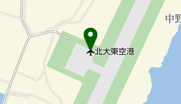 北大東空港 ターミナル トイレの地図画像