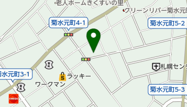 肉の割烹田村 札幌店 トイレの地図画像