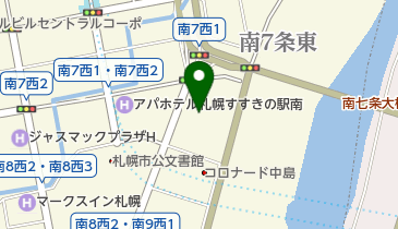 ホテルルーシス札幌 トイレの地図画像