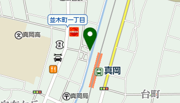 真岡駅 西口 公衆トイレの地図画像