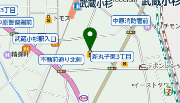 グランツリー武蔵小杉 トイレの地図画像