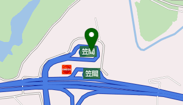 笠間PA 西行き トイレの地図画像