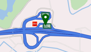 笠間PA 東行き トイレの地図画像