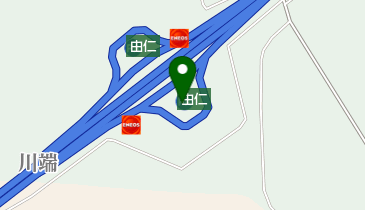 由仁PA 上り トイレの地図画像