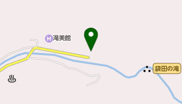 袋田の滝 女性専用トイレの地図画像