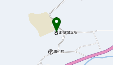 山都町役場 清和総合支所 トイレの地図画像