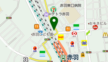 赤羽区民事務所 トイレの地図画像
