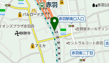 赤羽しごとコーナー トイレの地図画像