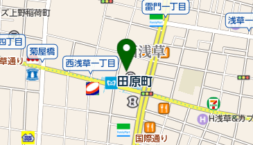 浅草郵便局 トイレの地図画像