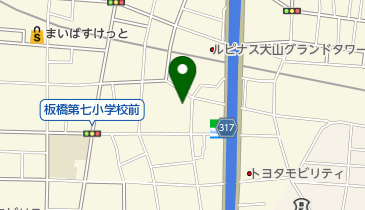 グランダ大山 トイレの地図画像