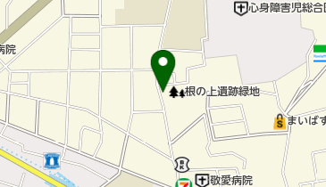 小茂根図書館 トイレの地図画像