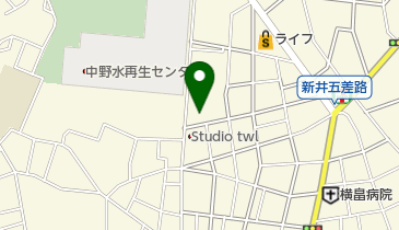 新井区民活動センター トイレの地図画像