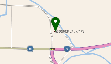 道の駅 あかいがわ トイレの地図画像