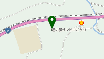 道の駅 サンピコごうつ トイレの地図画像