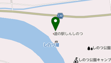道の駅 しんしのつ トイレの地図画像