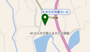 道の駅 たからだの里さいた トイレの地図画像